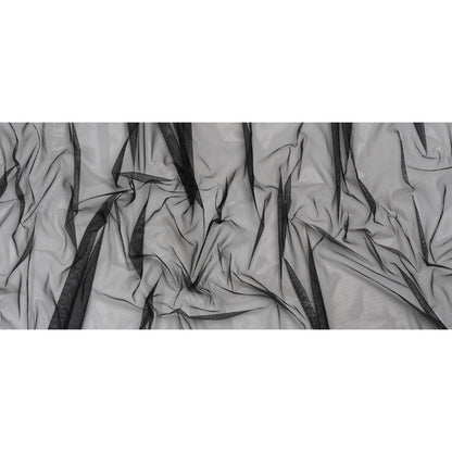 Polyester Tulle - Black - Designer Deadstock
