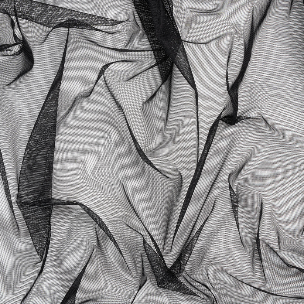 Polyester Tulle - Black - Designer Deadstock