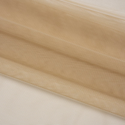 Polyester Tulle - Sand - Designer Deadstock