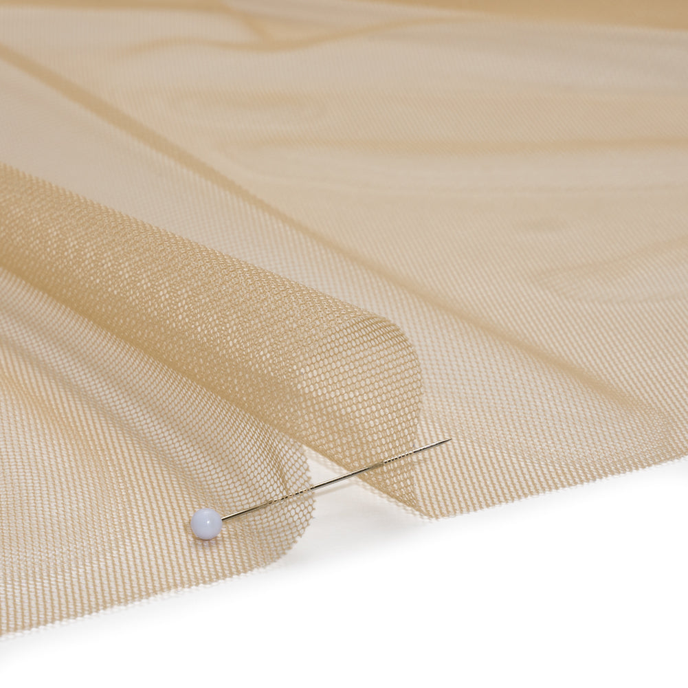 Polyester Tulle - Sand - Designer Deadstock