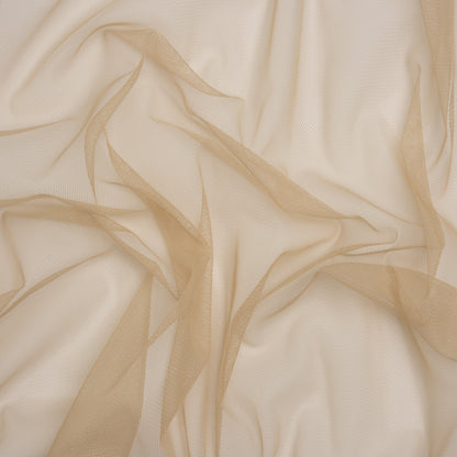 Polyester Tulle - Sand - Designer Deadstock