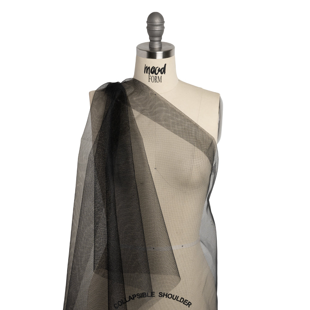 Diamond Net Tulle - Black - Designer Deadstock