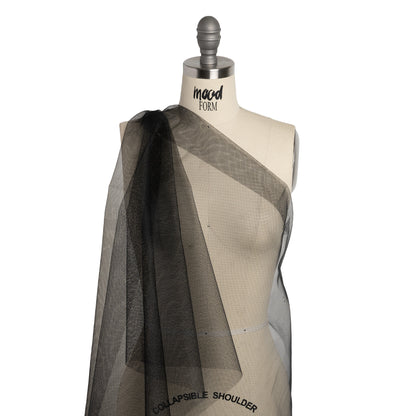 Diamond Net Tulle - Black - Designer Deadstock