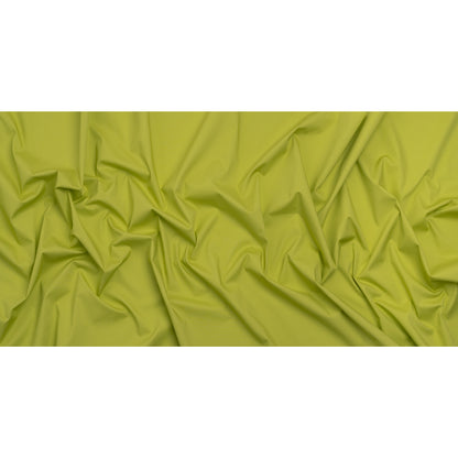 Stretch Cotton Poplin - Lime Green - Designer Deadstock