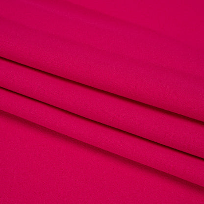 Stretch Polyester Liverpool Knit - Hot Pink - Designer Deadstock