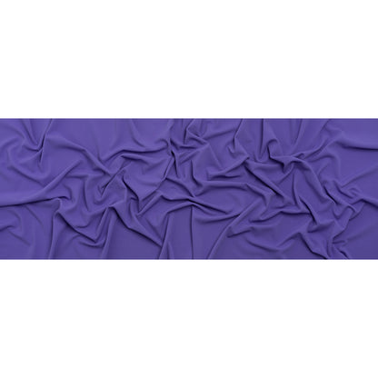 Stretch Polyester Crepe Double Knit - Blue Violet - Designer Deadstock