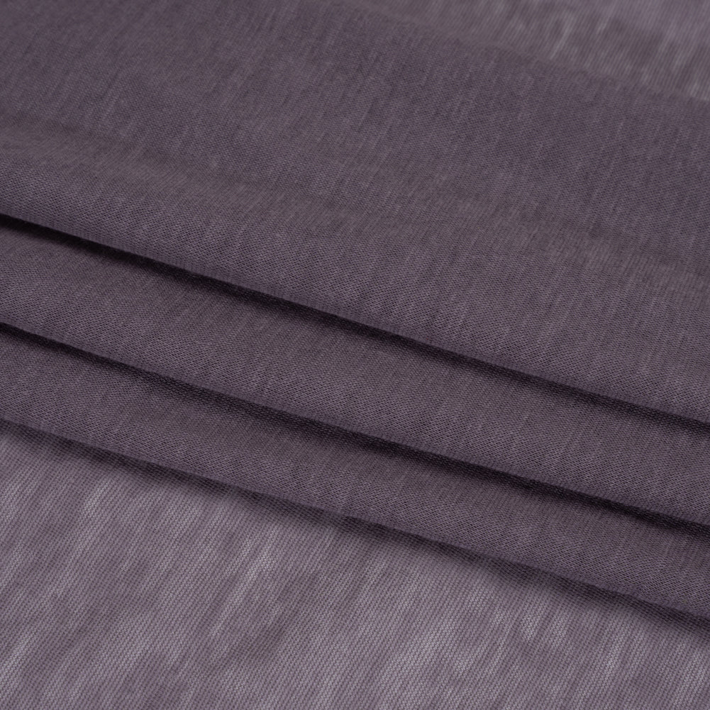 Featherweight Rayon Jersey - Dusty Purple - Designer Deadstock Folded