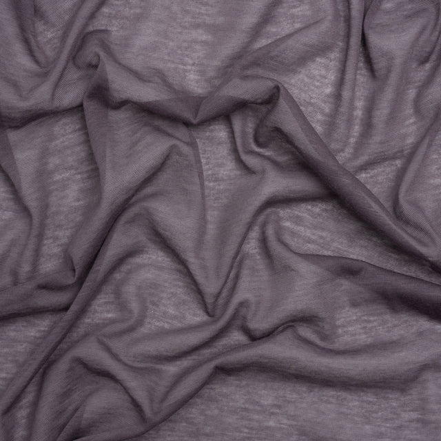 Featherweight Rayon Jersey - Dusty Purple - Designer Deadstock