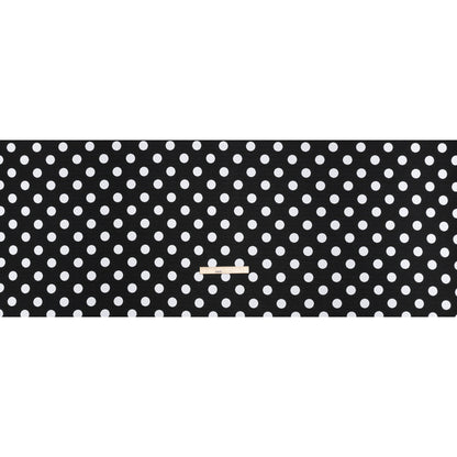 Stretch Knit Jacquard by Mara Hoffman - Black and White Polka Dots - Designer Deadstock
