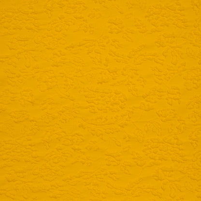 Textured Stretch Knit Jacquard by Mara Hoffman - Yellow Floral - Designer Deadstock