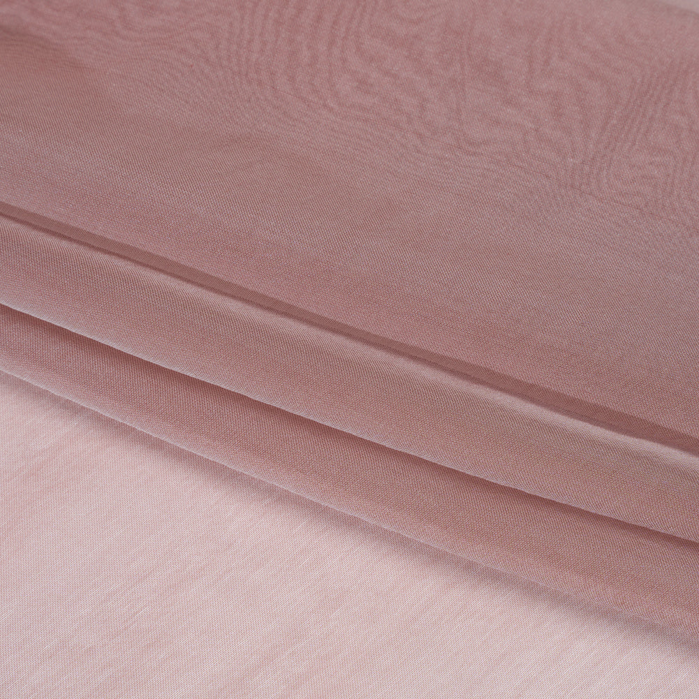 Chiffon-Like Silk Voile - Light Gray and Mauve Iridescent - Adelaide Collection