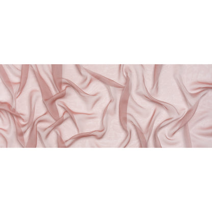 Chiffon-Like Silk Voile - Light Gray and Mauve Iridescent - Adelaide Collection