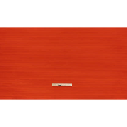 Ribbed Stretch Polyester Double Knit by Mara Hoffman - Blaze Orange - Designer Deadstock