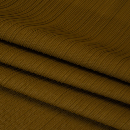 Ribbed Stretch Polyester Double Knit by Mara Hoffman - Olive - Designer Deadstock