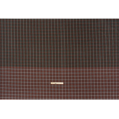 Cotton Shirting Panel - Red and Green Plaid - Deadstock