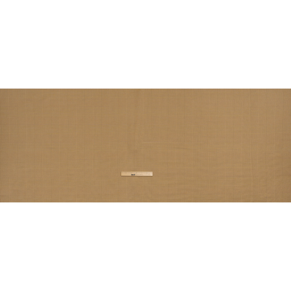 Linen Twill - Pink, Yellow and Olive Green Plaid Full