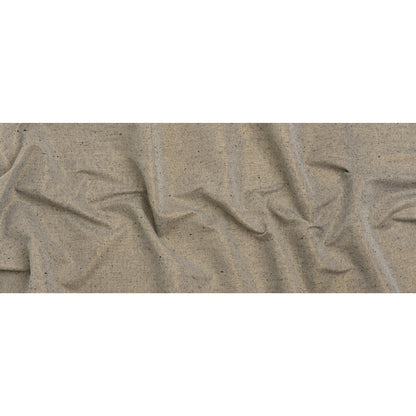Heavyweight Metallic Linen Woven - White, Black and Gold Full