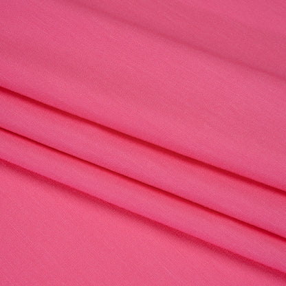Stretch Linen Woven - Peony Pink - Asturias Collection