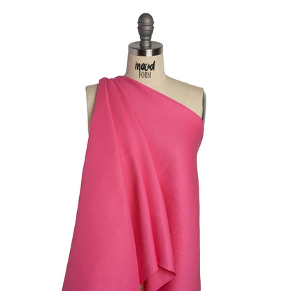 Stretch Linen Woven - Peony Pink - Asturias Collection