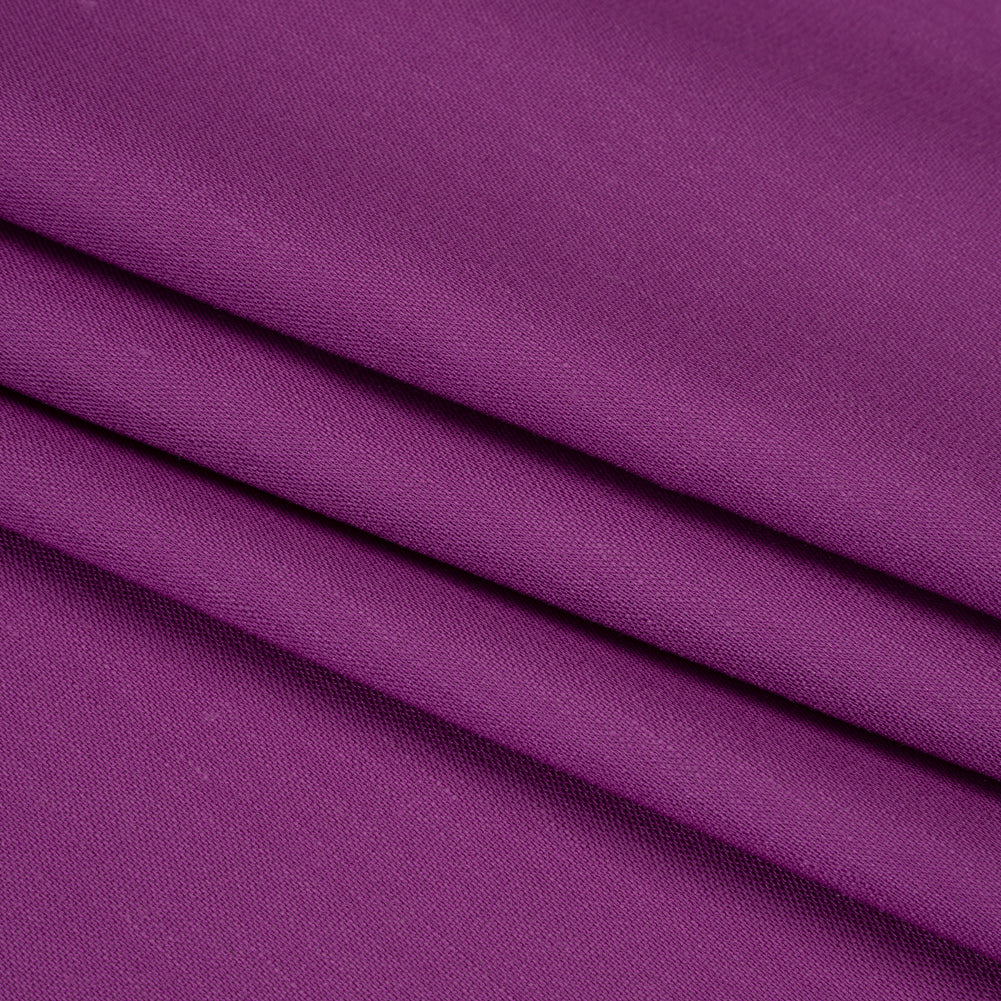 Stretch Linen Woven - Magenta Purple - Asturias Collection