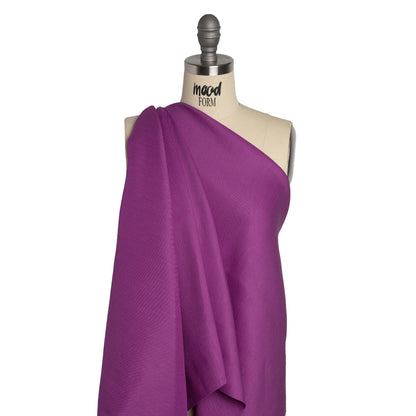 Stretch Linen Woven - Magenta Purple - Asturias Collection