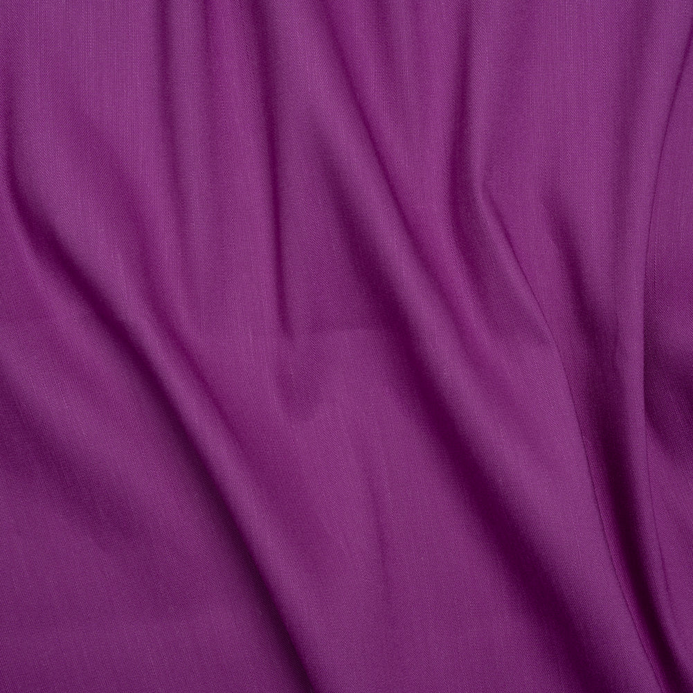 Stretch Linen Woven - Magenta Purple - Asturias Collection