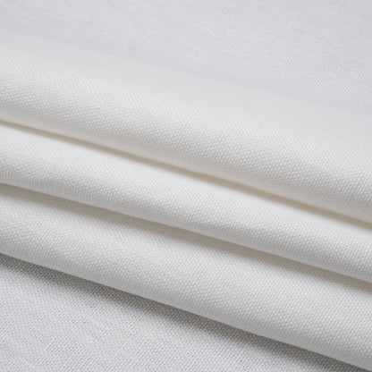 Heavyweight Basketweave Linen Woven - Off-White Full