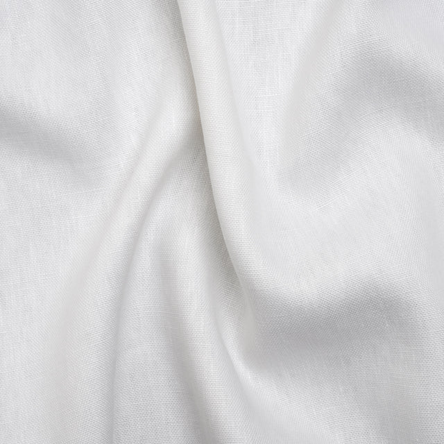 Heavyweight Basketweave Linen Woven - Off-White