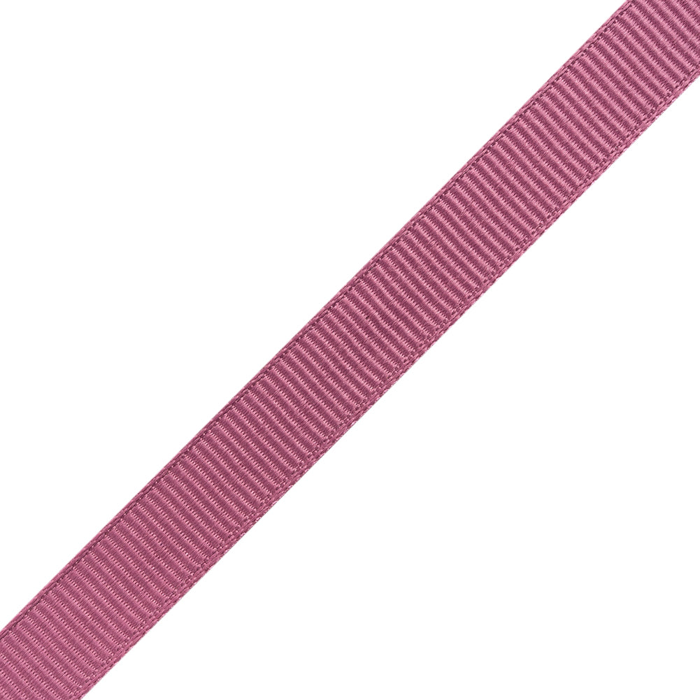 Grosgrain Ribbon - 10mm - Amaranth - Folded