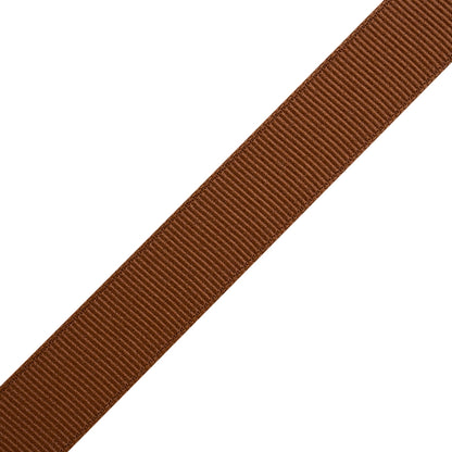 Grosgrain Ribbon - 15mm - Aztec Brown