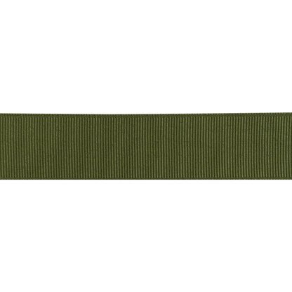 Grosgrain Ribbon - 25mm - Olive
