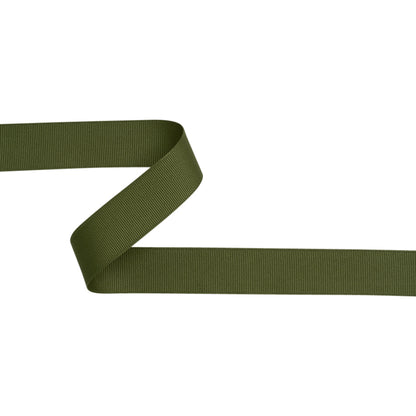 Grosgrain Ribbon - 25mm - Olive