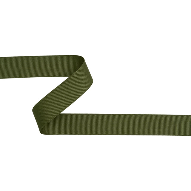 Grosgrain Ribbon - 25mm - Olive