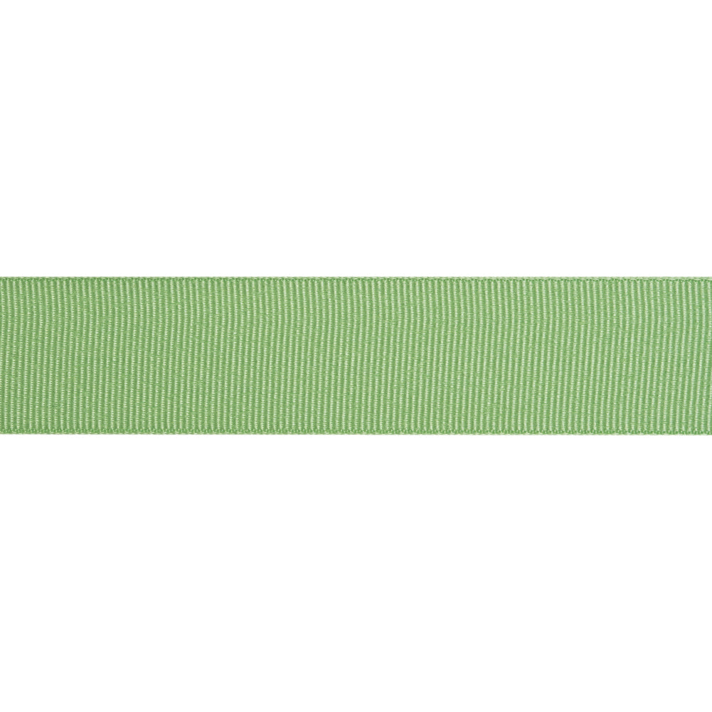 Grosgrain Ribbon - 25mm - Spring Green - Folded