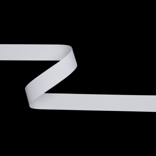 Grosgrain Ribbon - 25mm - White