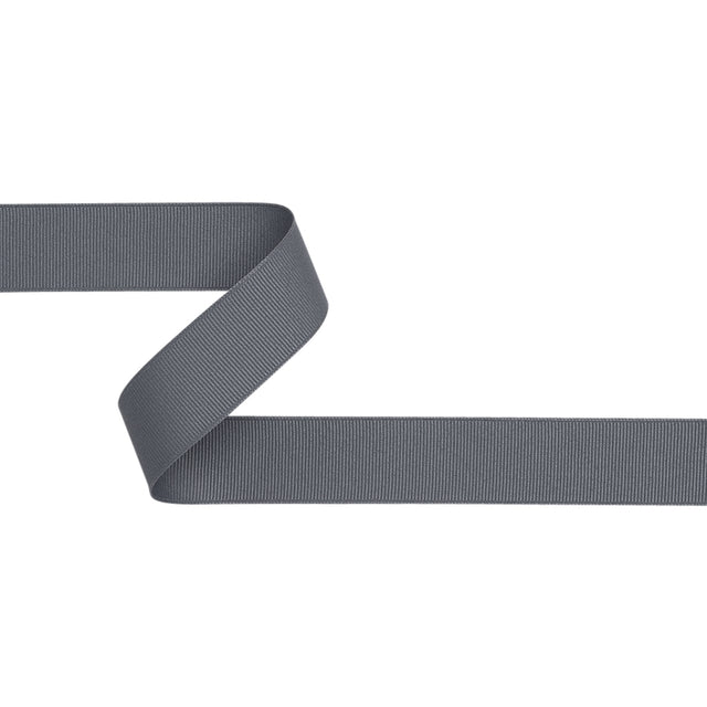 Grosgrain Ribbon - 25mm - Grey