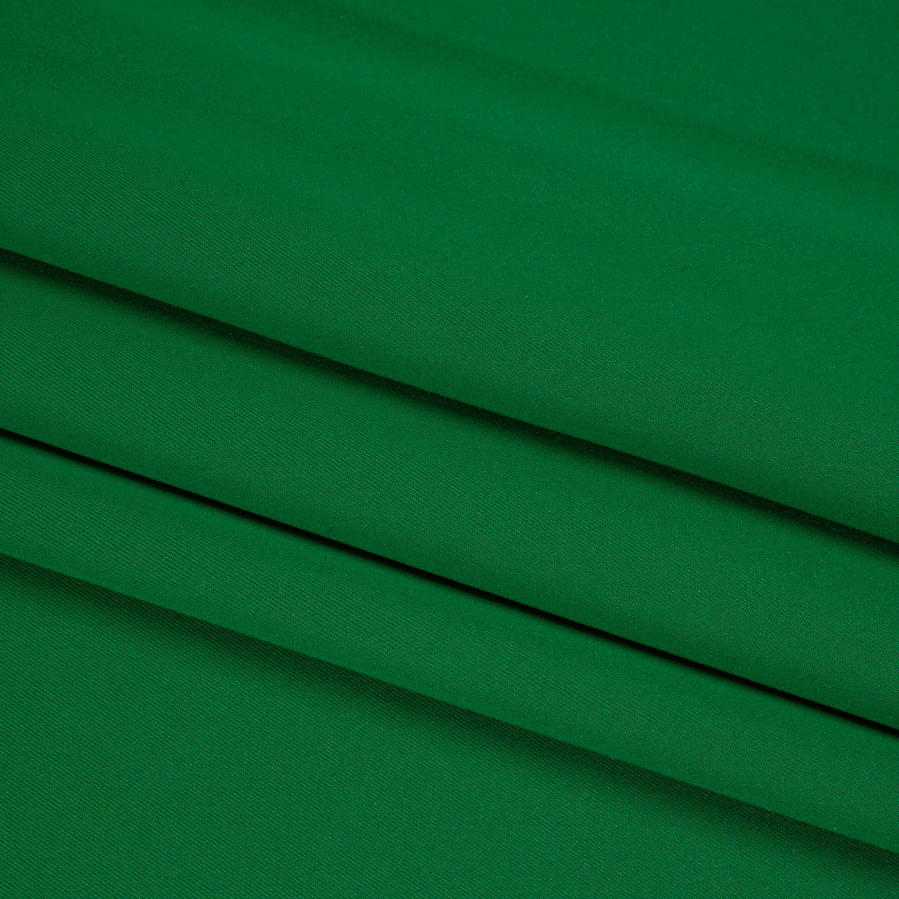 Stretch Polyester Scuba Knit - Grass Green - Designer Deadstock
