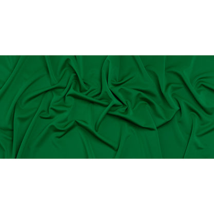 Stretch Polyester Scuba Knit - Grass Green - Designer Deadstock