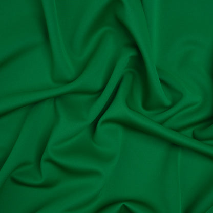 Stretch Polyester Scuba Knit - Grass Green - Designer Deadstock