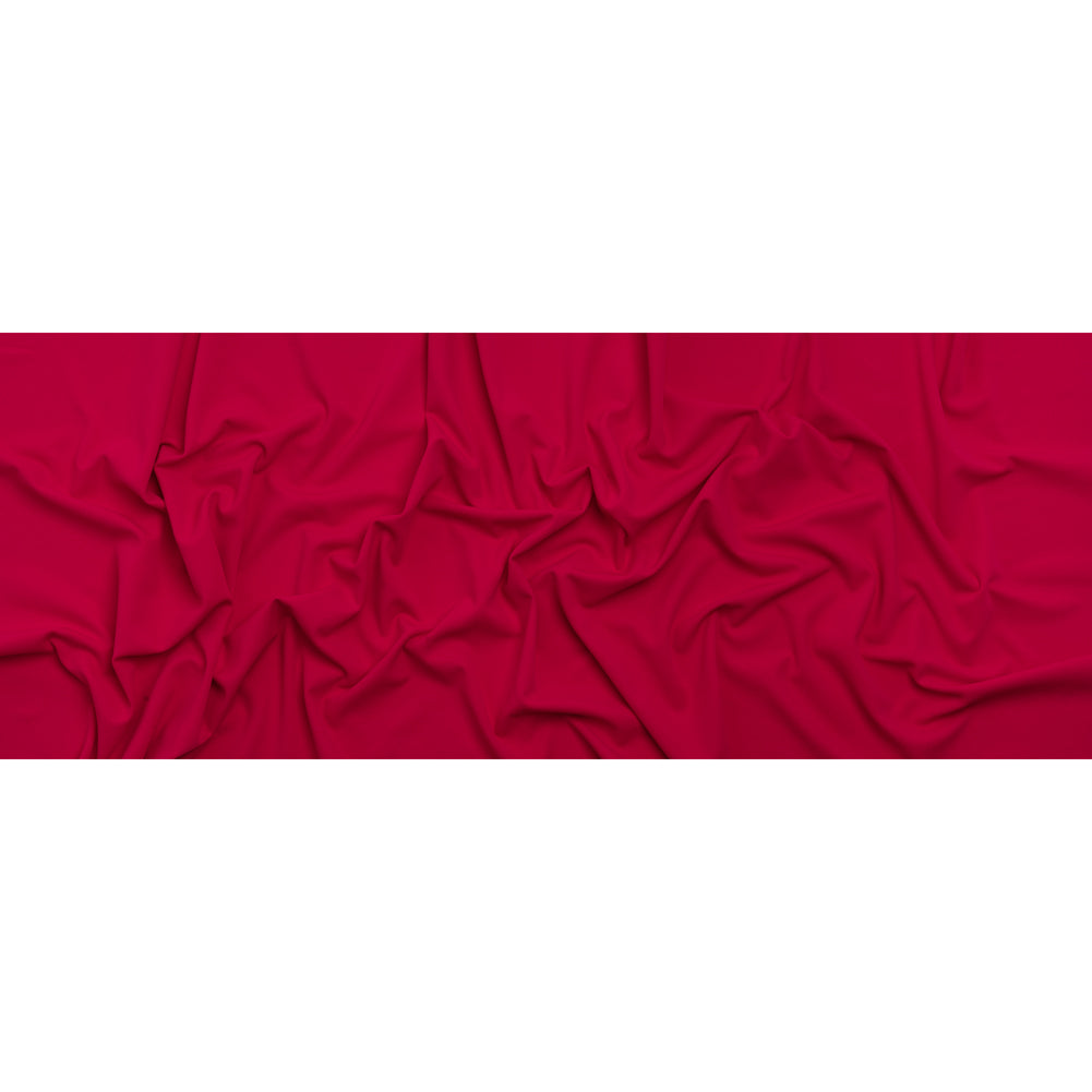 Stretch Polyester Crepe Double Knit - Dragon Fruit Pink - Designer Deadstock