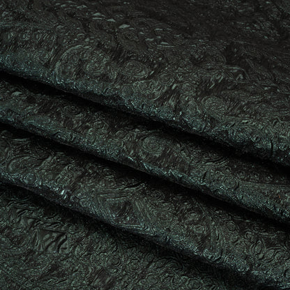 Metallic Luxury Brocade - Dark Green Fancy Chandeliers