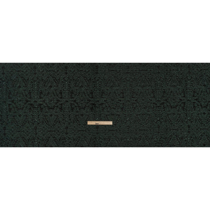 Metallic Luxury Brocade - Dark Green Fancy Chandeliers