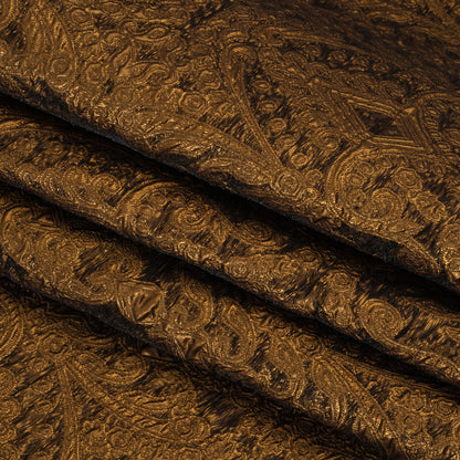 Metallic Luxury Brocade - Copper Fancy Chandeliers