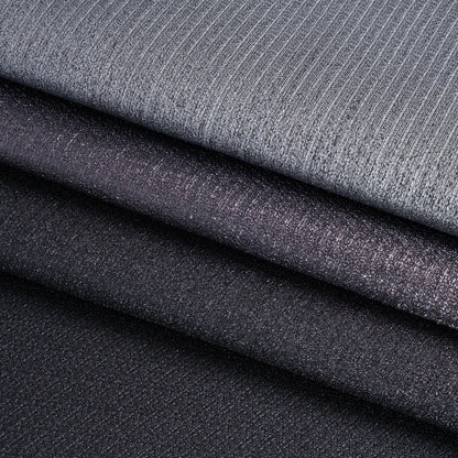 Metallic Luxury Brocade - Gray and Navy Crackled Ombre