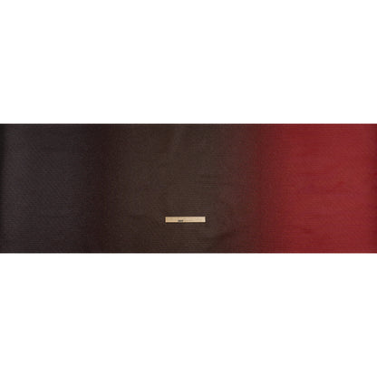 Metallic Luxury Brocade - Red and Black Crackled Ombre