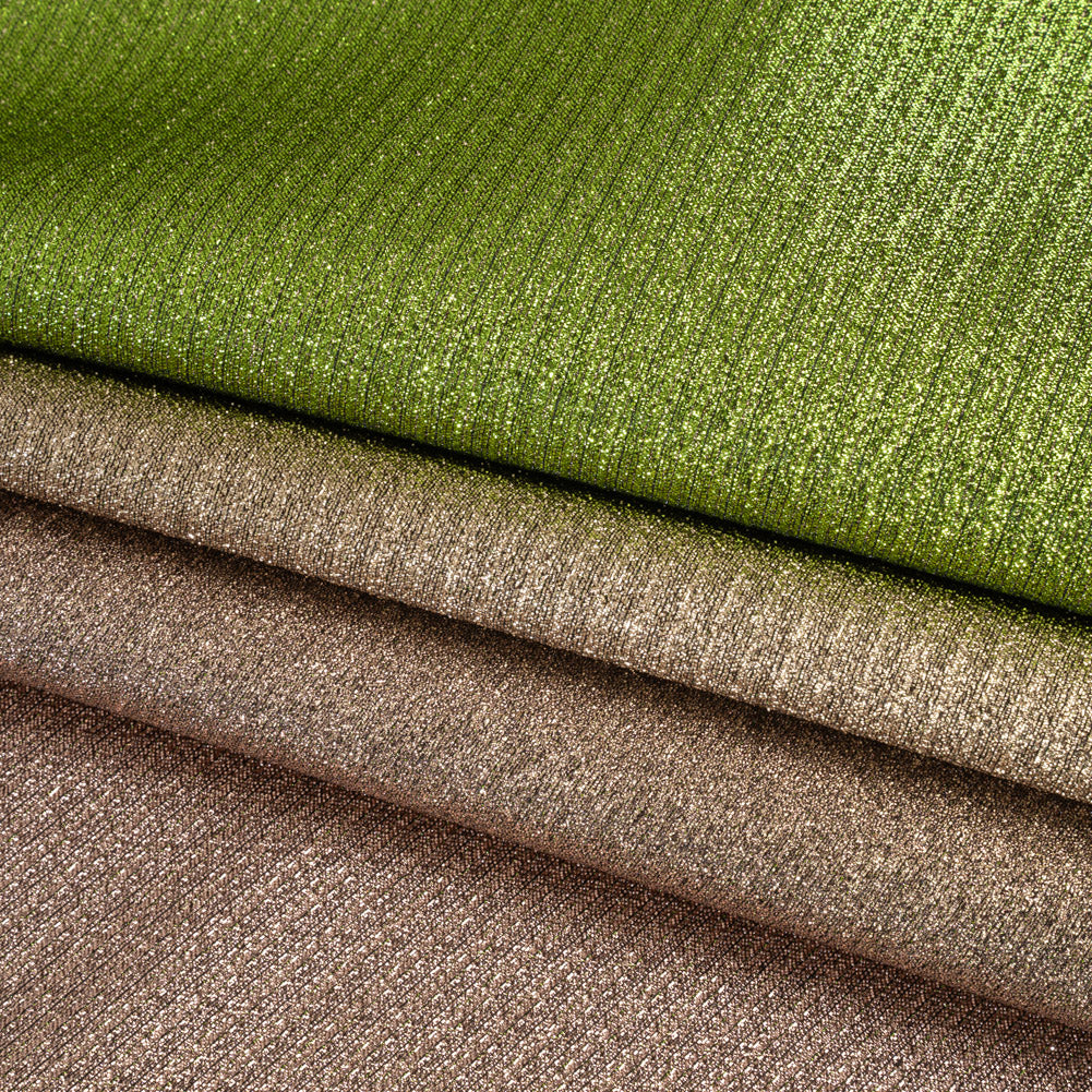 Metallic Luxury Brocade - Lime Green and Gold Crackled Ombre