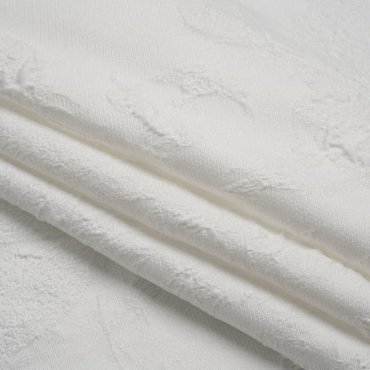 Luxury Bridal Brocade - White Growing Garden