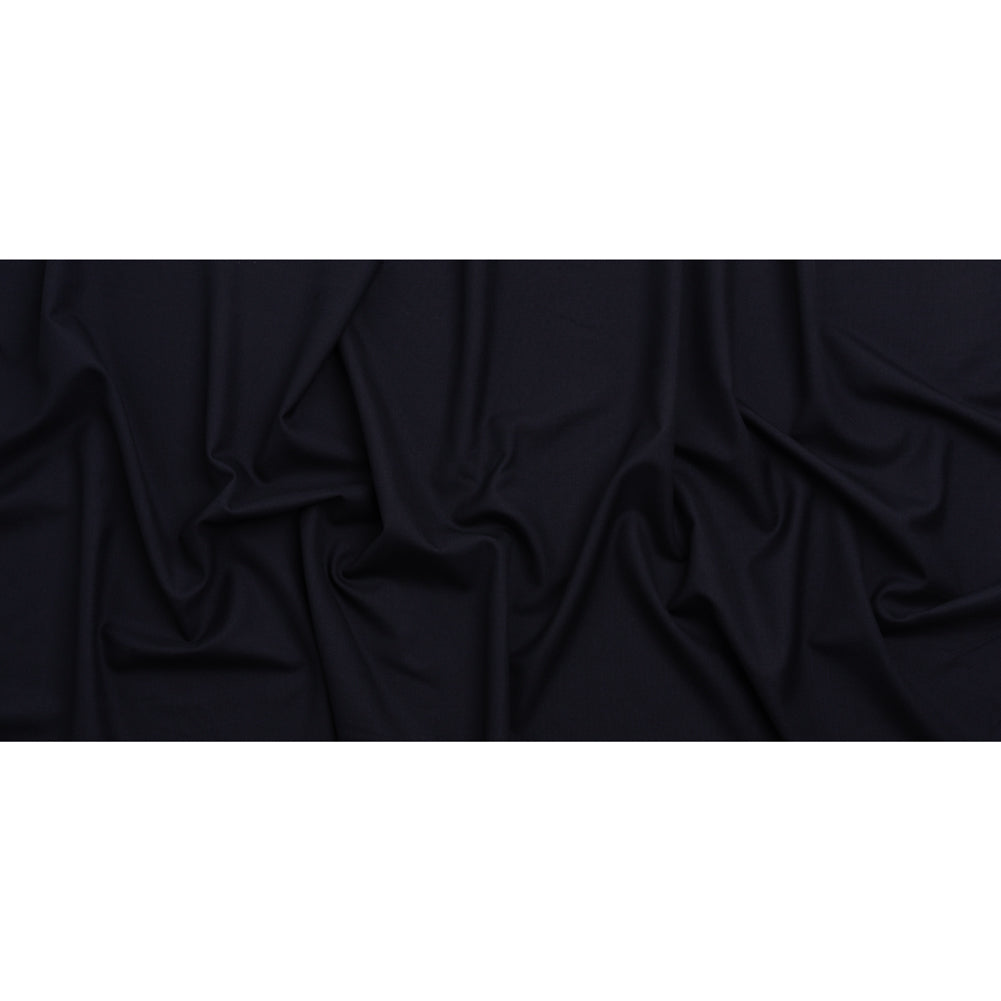 Wool Pique Suiting - Navy Blue Birdseye - Deadstock - Full