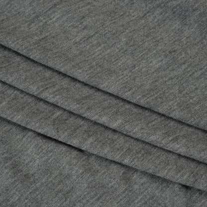 Stretch Rayon Jersey - Dark Heathered Gray - Deadstock