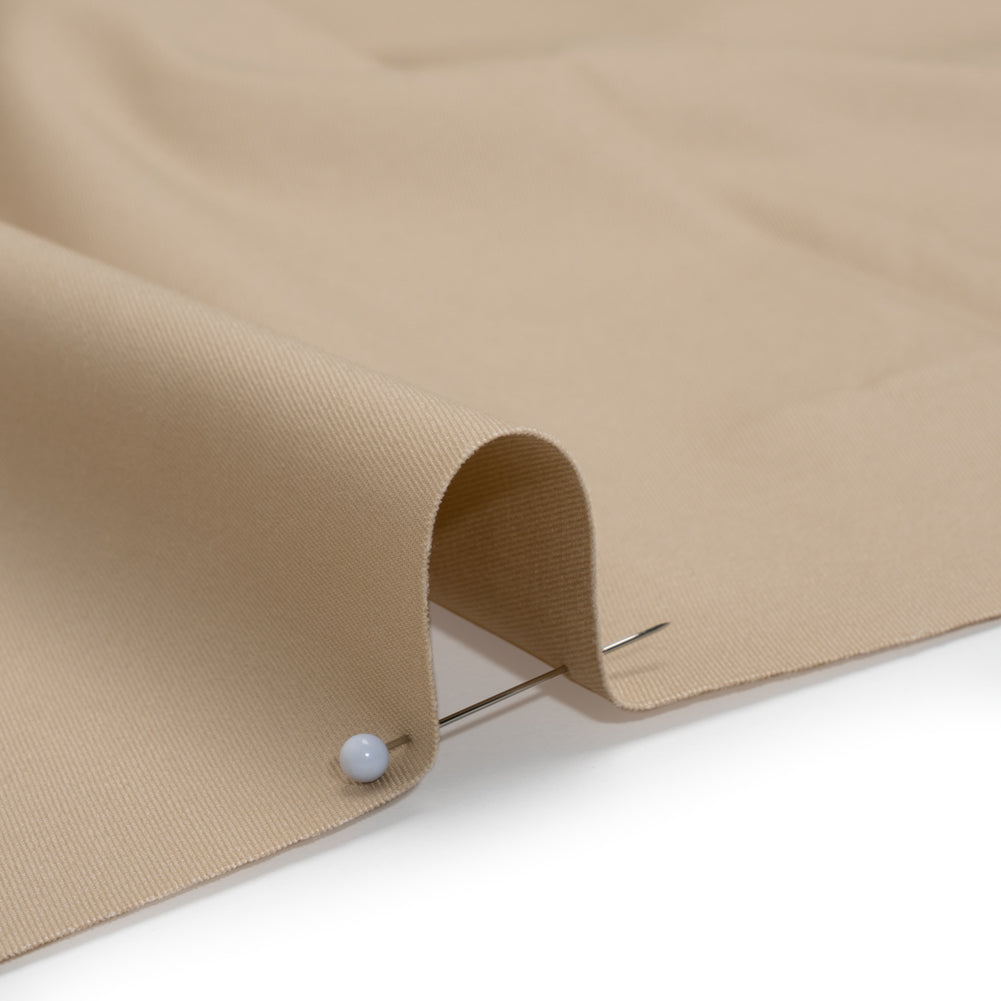 Stretch Cotton Twill - Hummus Beige - Deadstock